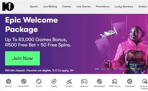 Claim your 3 epic welcome bonuses at 10bet South Africa..